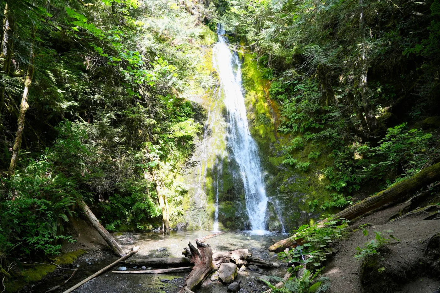 A waterfall in Washington state