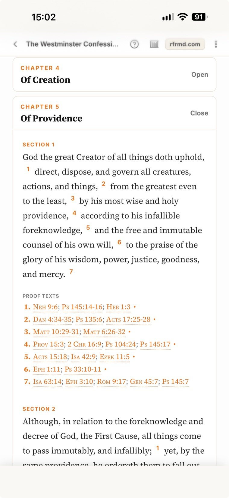 rfrmd.com: The Westminster Confession with its proof texts